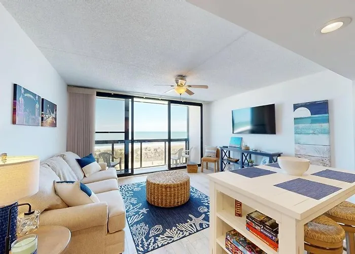 Beachy With Small Balcony Ac Pools Gym Game & Sauna Ocean City